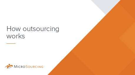 How outsourcing works