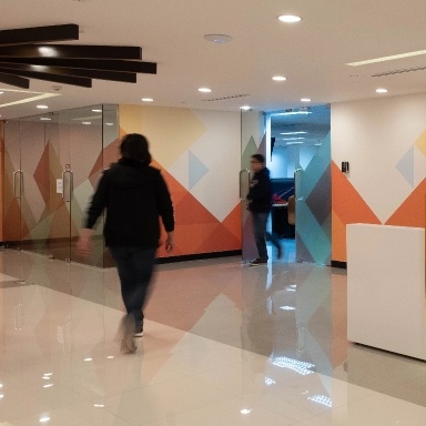 Access doors are controlled by network-driven proximity card devices.
