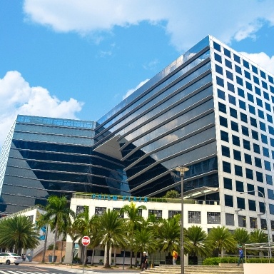 All offices are located in private compounds.