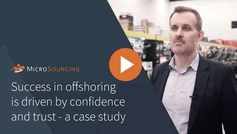 Success in offshoring is driven by confidence and trust - a case study