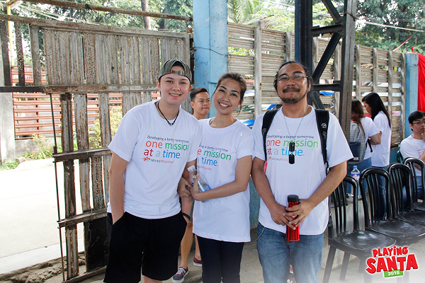 Three MicroSourcing staff