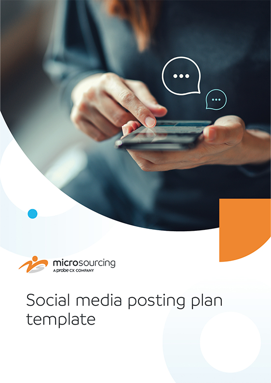 Social Media Posting plan template