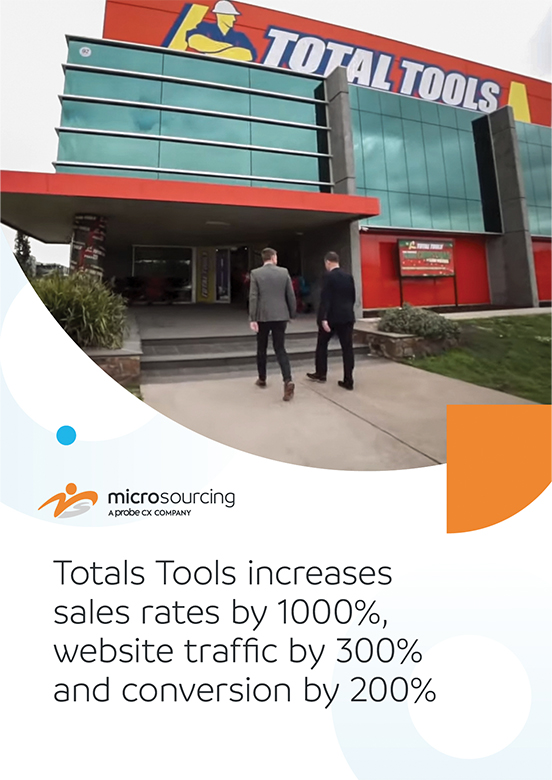 Total Tools increases sales by 1000% website traffic by 300% and conversion by 200%
