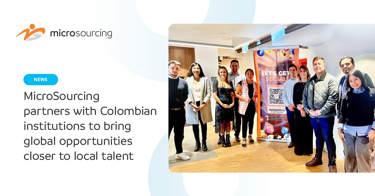 MicroSourcing partners with Colombian institutions to bring global opportunities closer to local talent