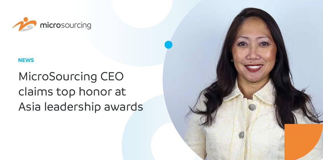 MicroSourcing CEO claims top honor at Asia leadership awards