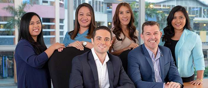 MicroSourcing team with leaders